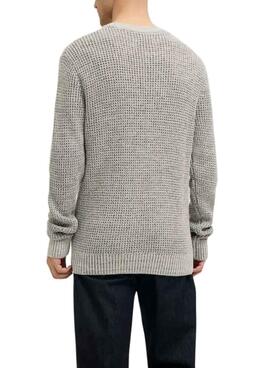 Jersey Jack and Jones Global gris para hombre