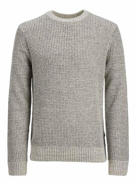 Jersey Jack and Jones Global gris para hombre