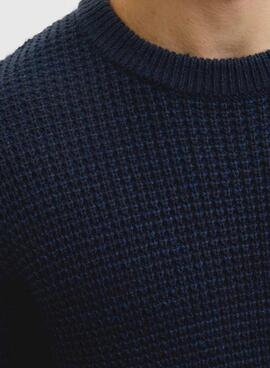 Jersey Jack and Jones Global azul marino para hombre