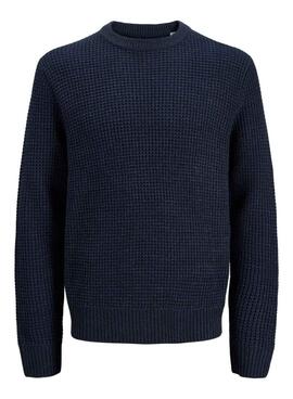 Jersey Jack and Jones Global azul marino para hombre