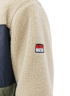 Chaqueta El Pulpo combinada nylon y borreguillo Estonia para hombre