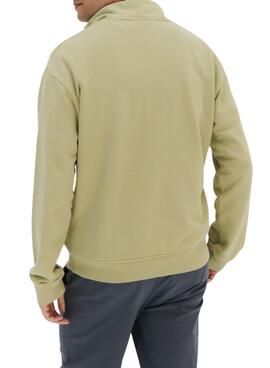 Sudadera El Pulpo Perkins bolsillo verde para hombre
