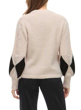 Jersey Vila Vituli rombos negro para mujer