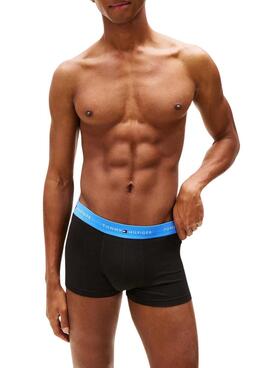 Pack 3 calzoncillos Tommy Hilfiger Trunk Signature negro para hombre