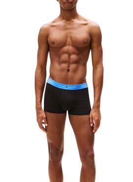 Pack 3 calzoncillos Tommy Hilfiger Trunk Signature negro para hombre