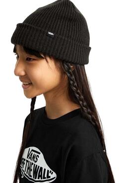 Gorro Vans Basic Cuff negro para niño y niña