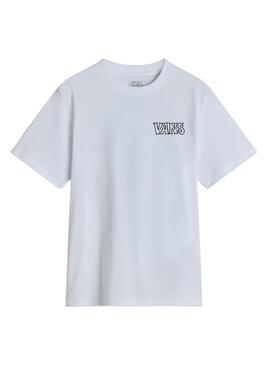 Camiseta Vans Classified blanco para niño y niña