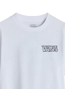 Camiseta Vans Classified blanco para niño y niña