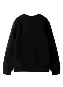 Sudadera Name It Fretta Paris negro para niña