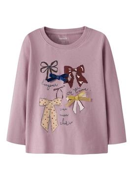 Camiseta Name It Frakerna rosa para niña