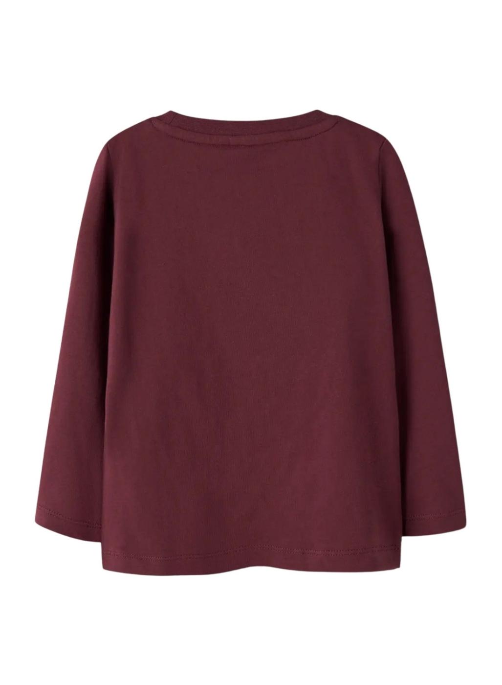 Camiseta Name It Frakerna granate para niña