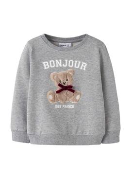 Sudadera Name It Frear gris para niña