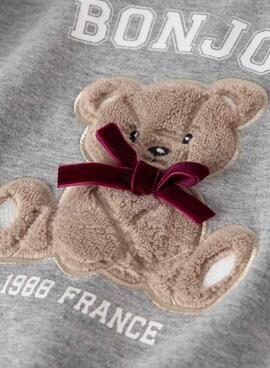 Sudadera Name It Frear gris para niña