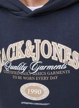 Sudadera Jack and Jones Ari azul para niño