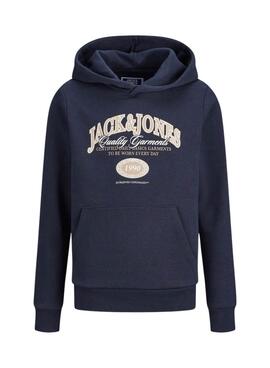 Sudadera Jack and Jones Ari azul para niño