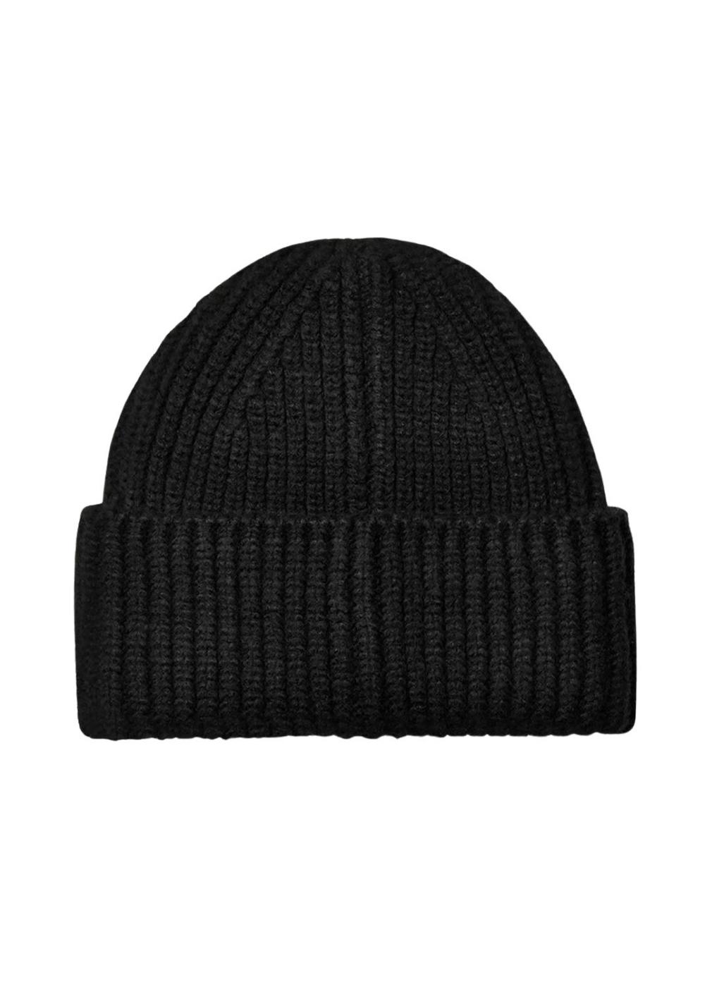 Gorro Ugg Chunky Crafted Rib negro para mujer