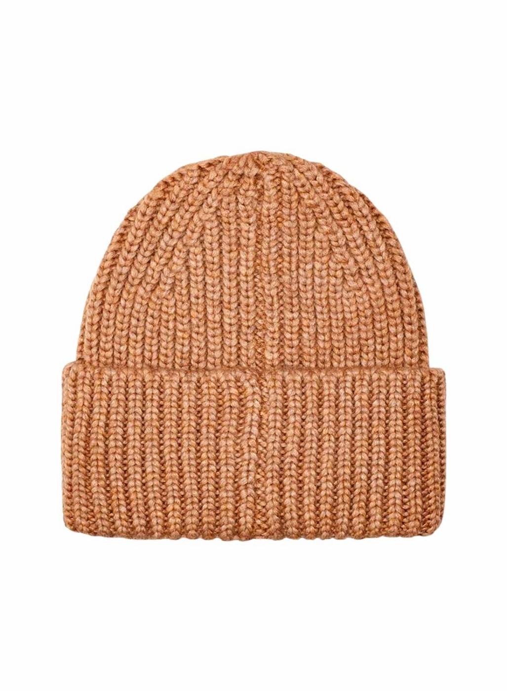 Gorro Ugg Chunky Rib camel para mujer