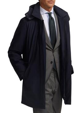 Parka Silbon técnica Tailoring marino para hombre