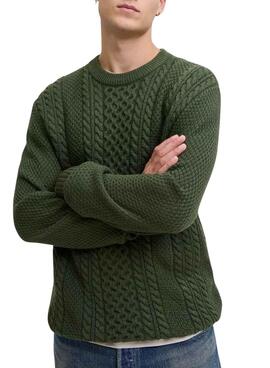 Jersey Jack and Jones Paul  verde para hombre