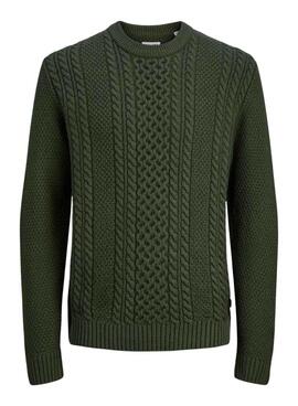 Jersey Jack and Jones Paul  verde para hombre
