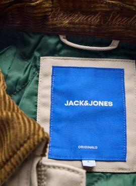 Cazadora Jack and Jones Norerrebro Worker beige para hombre