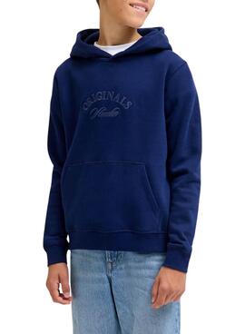 Sudadera Jack and Jones Bleecker azul para niño
