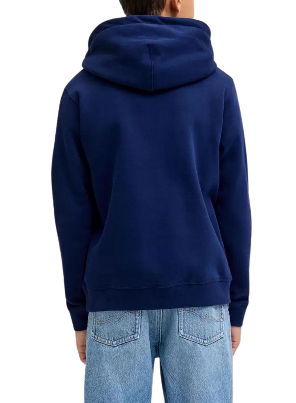 Sudadera Jack and Jones Bleecker azul para niño