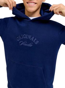 Sudadera Jack and Jones Bleecker azul para niño