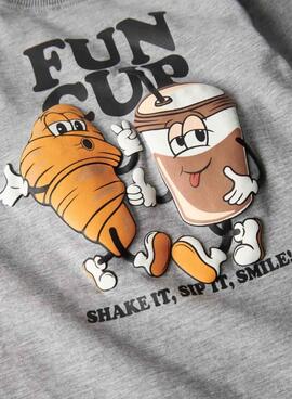 Camiseta Name It Rasmus gris para niño