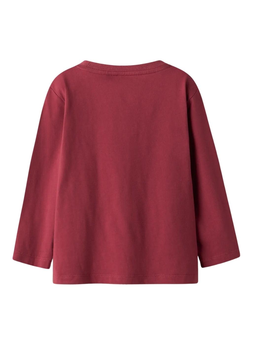 Camiseta Name It Rolf rojo para niño