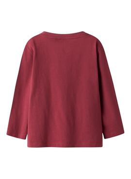 Camiseta Name It Rolf rojo para niño