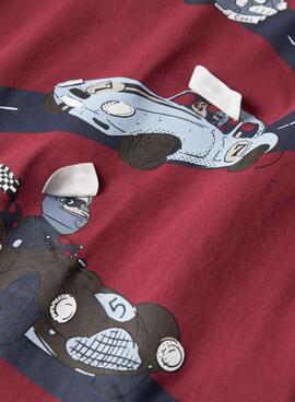 Camiseta Name It Rolf rojo para niño