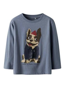 Camiseta Name It Rolf azul para niño