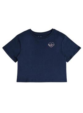 Camiseta Pepe Jeans Amanda azul marino para niña