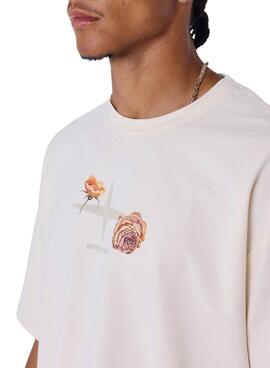 Camiseta Project x Paris Roses beige para hombre