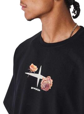 Camiseta Project x Paris Roses negro para hombre