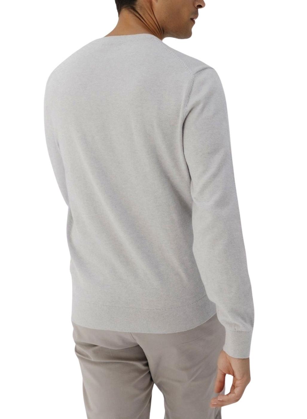 Jersey El Pulpo cuello redondo mezcla gris para hombre