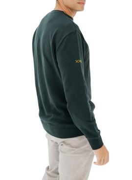 Sudadera El Pulpo Sealover logo verde para hombre