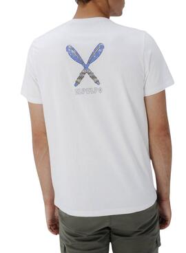 Camiseta El Pulpo Remos blanco para hombre