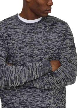 Jersey Only and Sons Trak gris para hombre