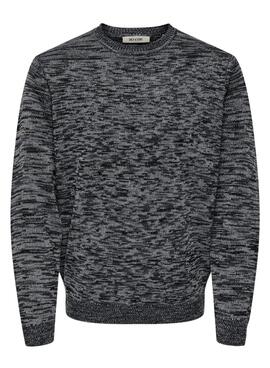 Jersey Only and Sons Trak gris para hombre
