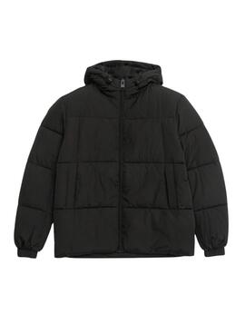 Cazadora Only and Sons David acolchada con capucha negro para hombre