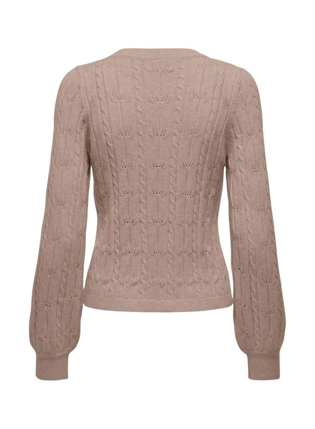 Jersey Only Katia estructurado tostado para mujer