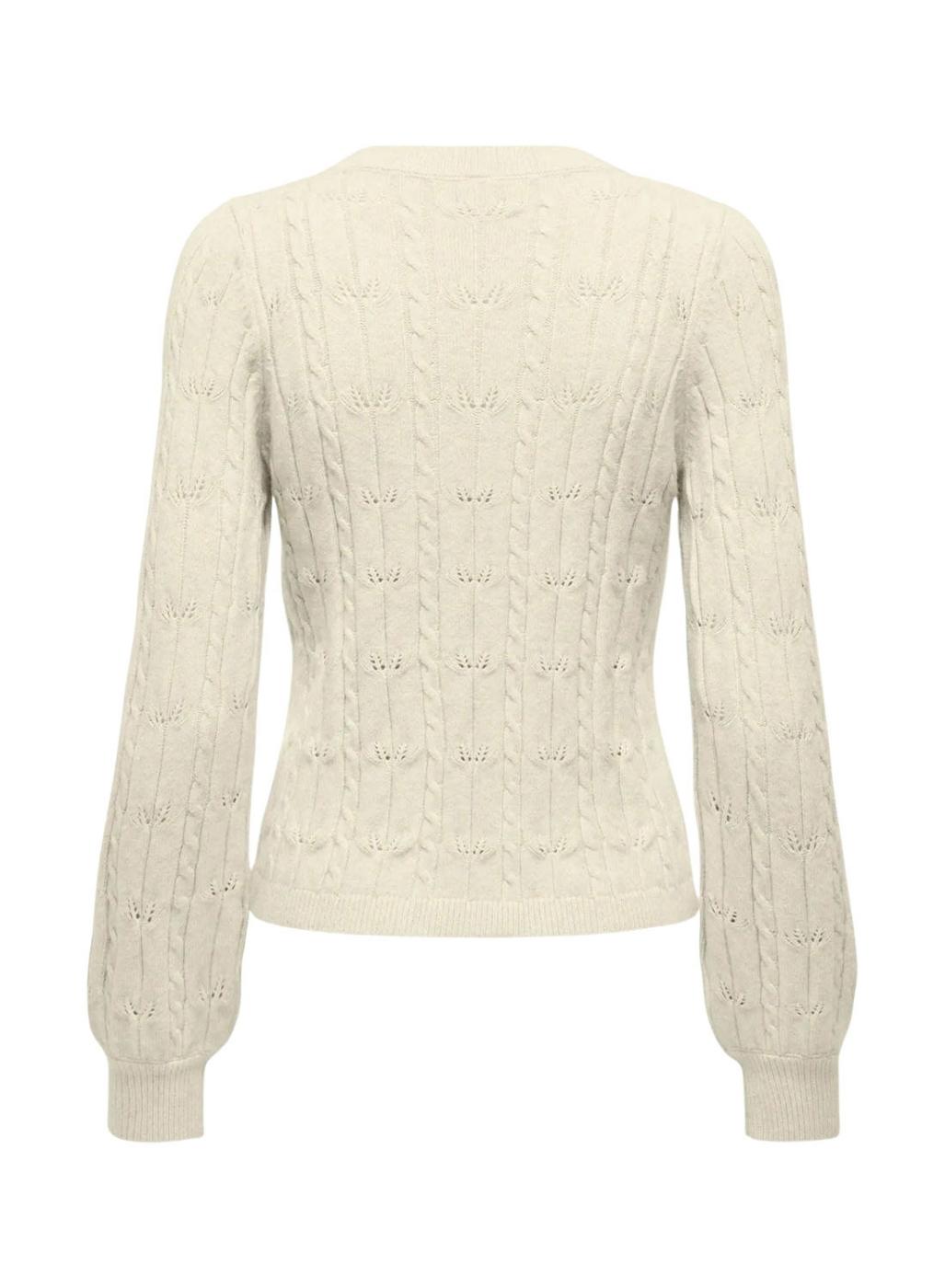 Jersey Only Katia estructurado beige para mujer