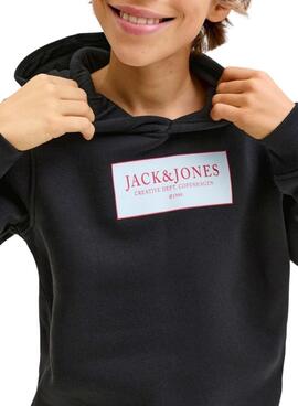 Sudadera Jack and Jones Greene negro para niño