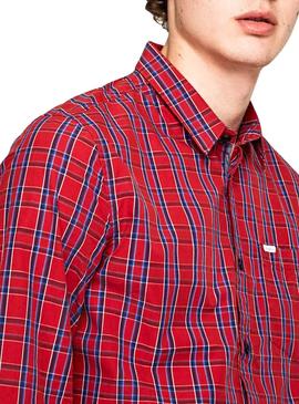 Camisa Pepe Jeans Earnest Rojo Hombre