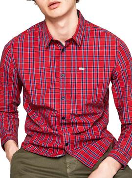 Camisa Pepe Jeans Earnest Rojo Hombre