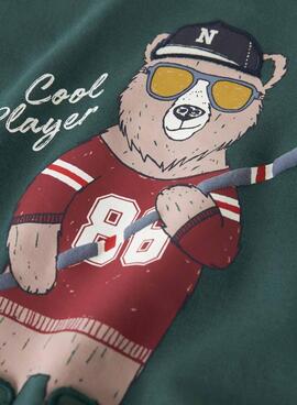 Sudadera Name It Saxo verde para niño