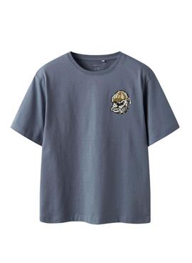 Camiseta Name It Sato azul para niño