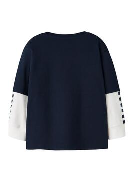 Camiseta Name It Richael azul para niño